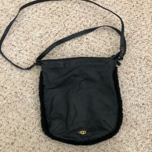 Black Ugg Leather shoulder bag